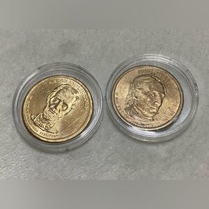 Abraham Lincoln and John Tyler Commemorative Coins